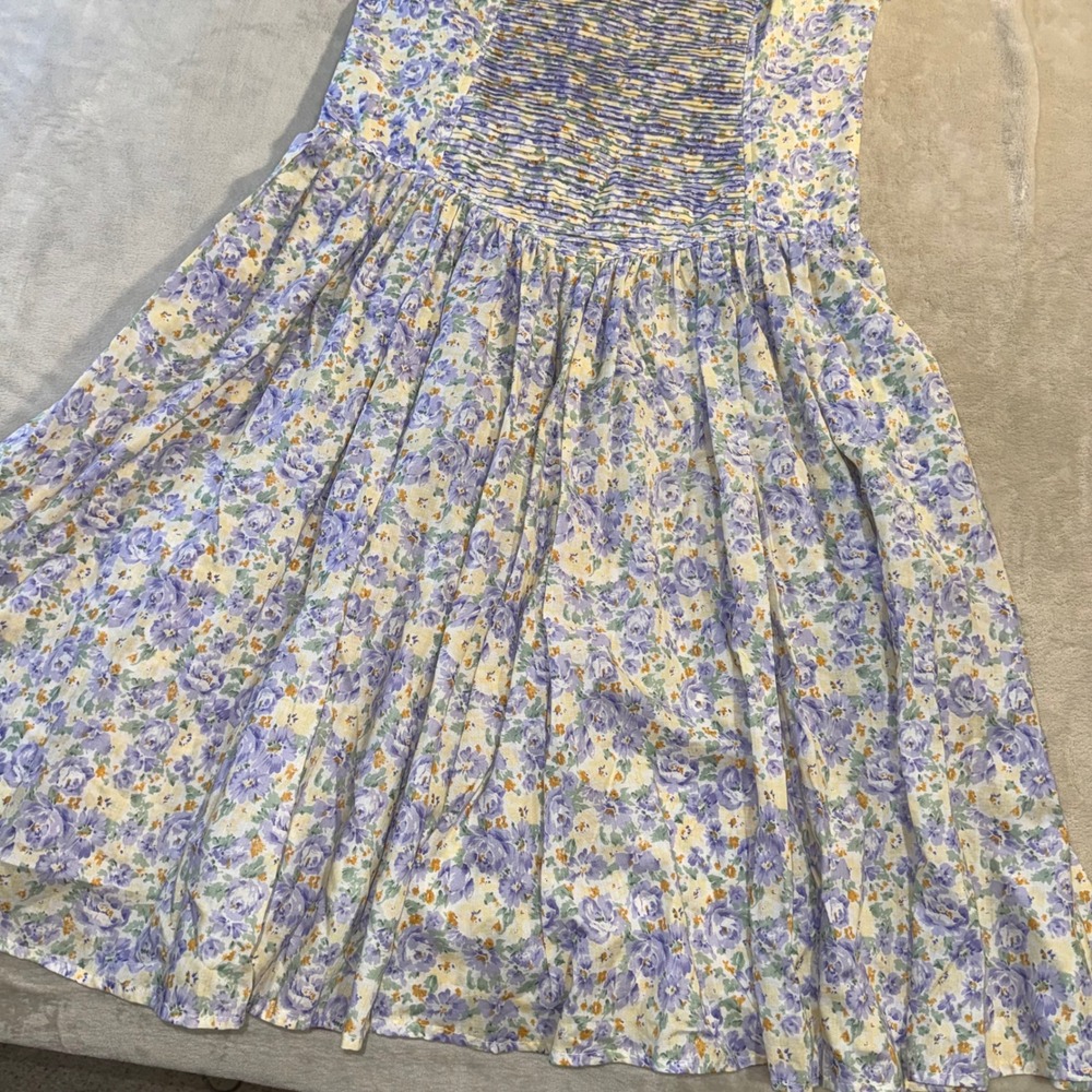Donna Morgan Non Stop Vintage Floral Cotton Lace Midi Dress 13/14 Cottagecore - Picture 3 of 8